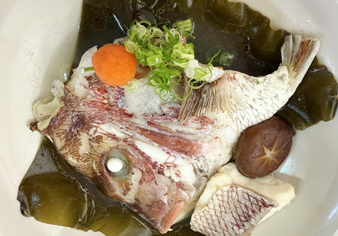淡路島海上ホテル通販商品の鯛の骨蒸し